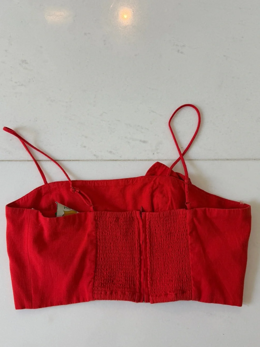 Farm Rio Anthropologie Floral Appliqué Crop Top - Picture 14 of 16